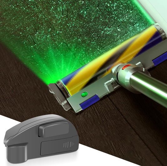 Luz de aspirador para polvo, accesorio de luz de aspirador compatible con Dyson Shark Bissell, accesorios universales para aspirador mejorados