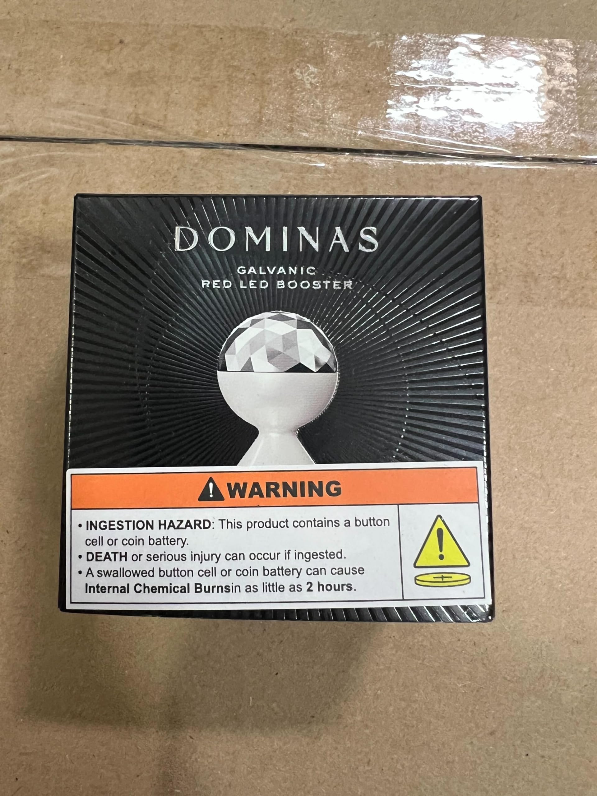 DOMINAS GALVANIC RED LED BOOSTER - Facial Toning Device for Deep Absorption, Premium Korean Skincare. Enhance Skin Elasticity & Texture, Pair with Serums & Sheet Masks.