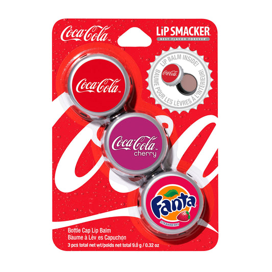 Lip Smacker Tapa de botella de Coca Cola - Paquete de trío