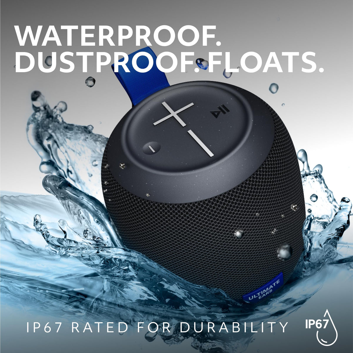 Altavoz Bluetooth Portátil Ultimate Ears WONDERBOOM Negro Impermeable y Flotante