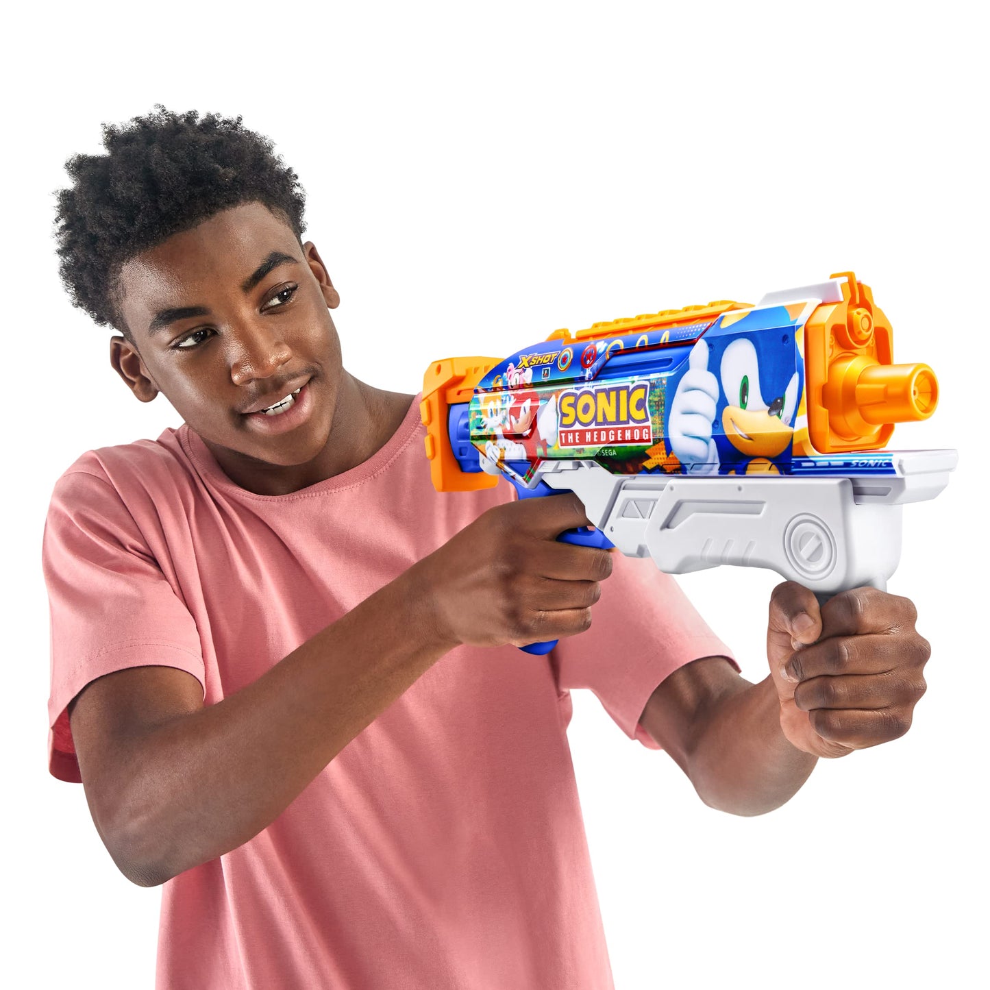 Pistola de Agua XShot Sonic Azul con Llenado Rápido en 1 Segundo