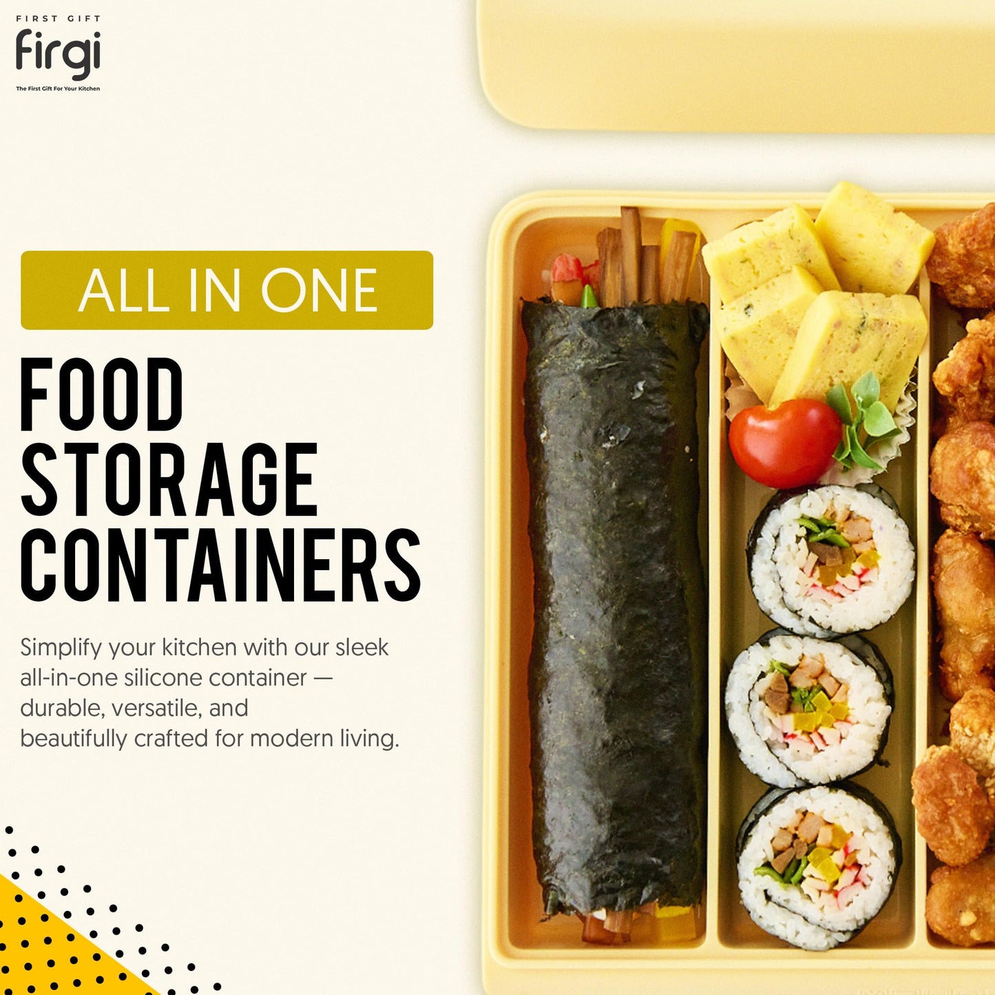 Firgi Bandeja de silicona para alimentos para bebés con tapa para congelador Corea - 26oz Recipientes apilables para preparación de comidas para puré de bebé, alimentos caseros y bocadillos - 4