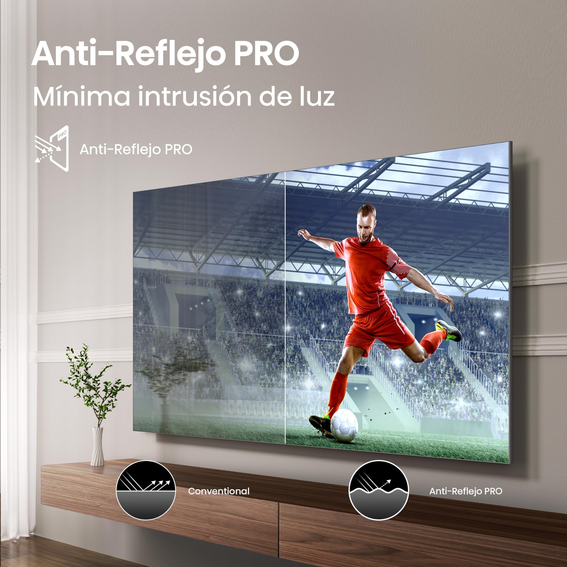 Hisense Television U8QG (Modelo 2025) Pantalla 65 Pulgadas,Mini-LED Pro Smart Google TV UHD 4K,Control Remoto por Voz con Alexa,Modo de Juego Ultra de 165 Hz,Hi-View AI Engine Pro