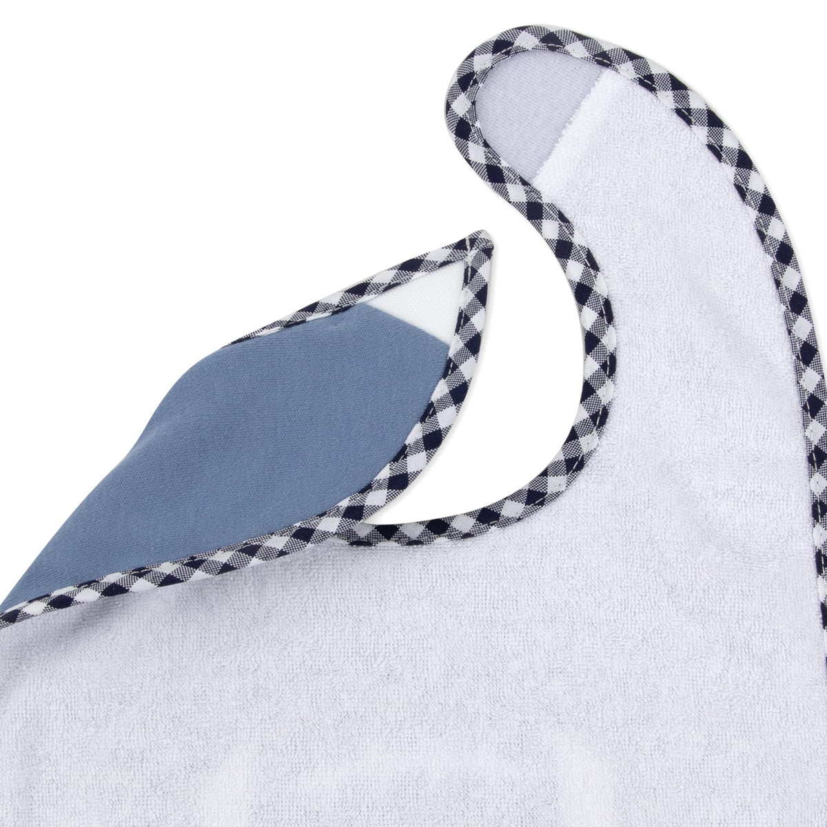 Baby Essentials - Juego de babero y calcetín para bebé, accesorio de fútbol, regalo para recién nacidos y bebés (Blue I'm Just Here for The Snacks, 0-12 meses)