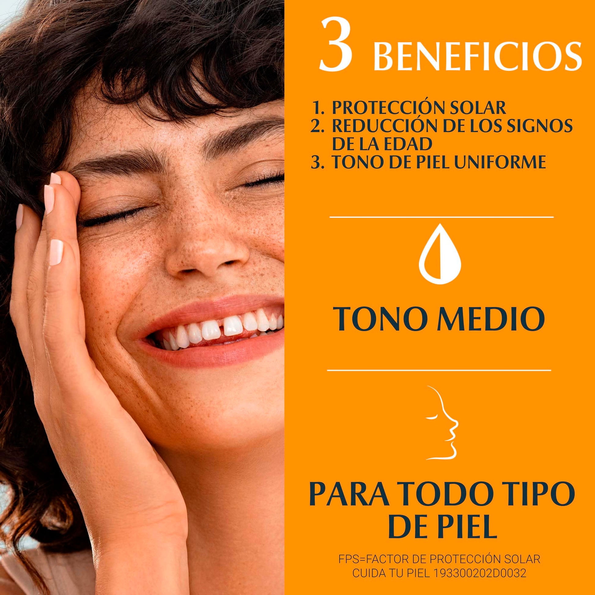 Protector Solar Facial Eucerin FPS 50+ CC Cream Medio