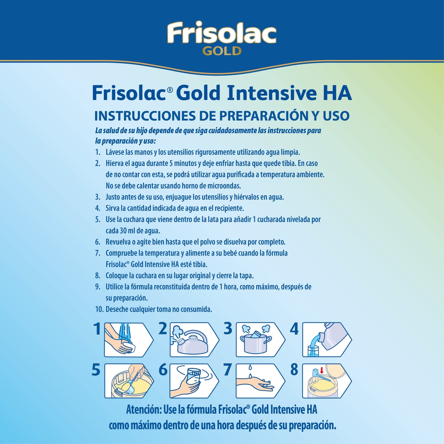Frisolac Gold Intensive H A (0 A 12 Meses) Lata Con 400 Gr