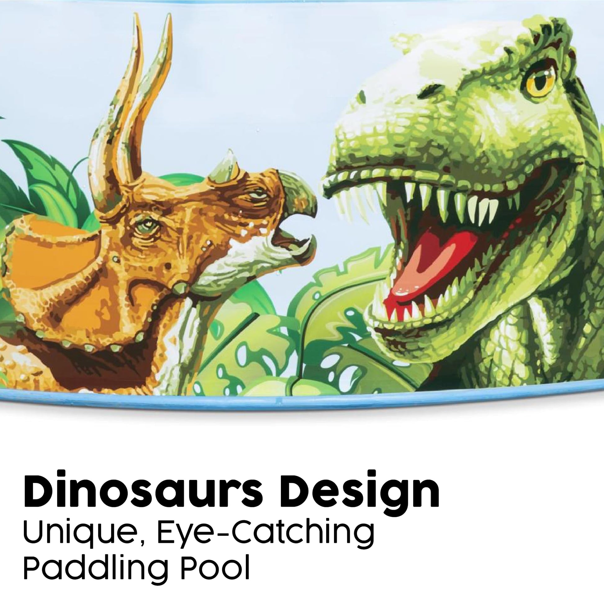 Bestway BW55022-20 Dinosaurous Fill 'N Fun - Piscina para niños, 1,83 m x 38 cm, tamaño único, Multicolor