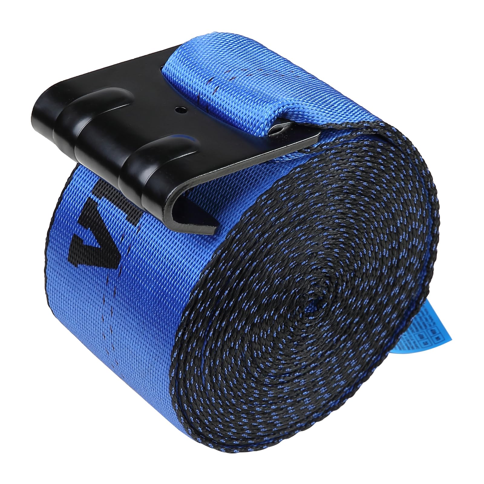 VEVOR - Correas para camión, 4 x 30 pies, Amarre Resistente con Ganchos Planos de 18 Libras, Resistencia a la Rotura, WLL# 6000 Libras, Correas de Carga amarradas para Camas Planas, Camiones,