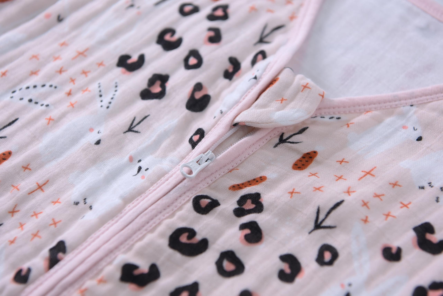 TADO MUSLIN Saco de Dormir para Bebé 2-4 T Niños y Niñas Manta Vestible 100% Algodón Orgánico 0.5 TOG Sacos de Dormir para Niños Pequeños Cremallera de 2 Vías Talla X-Large Saco de Dormir de Muselina