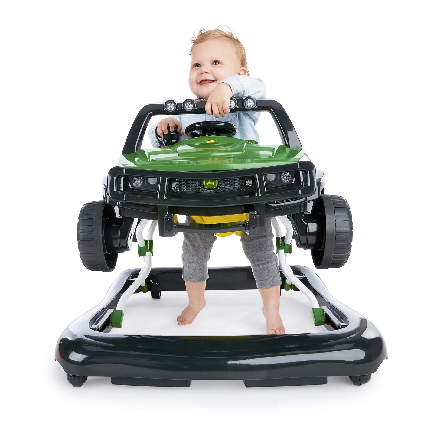 Bright Starts John Deere Gator 3 maneras de jugar Walker, a partir de 6 meses