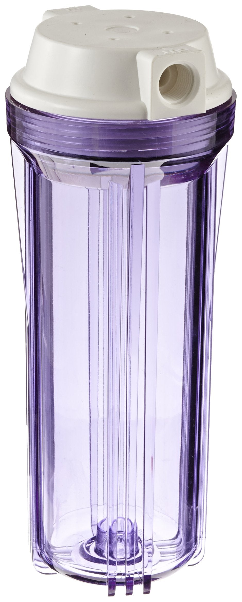 Filtro de Agua Hydronix Transparente Tapa Blanca 10" 1/2"