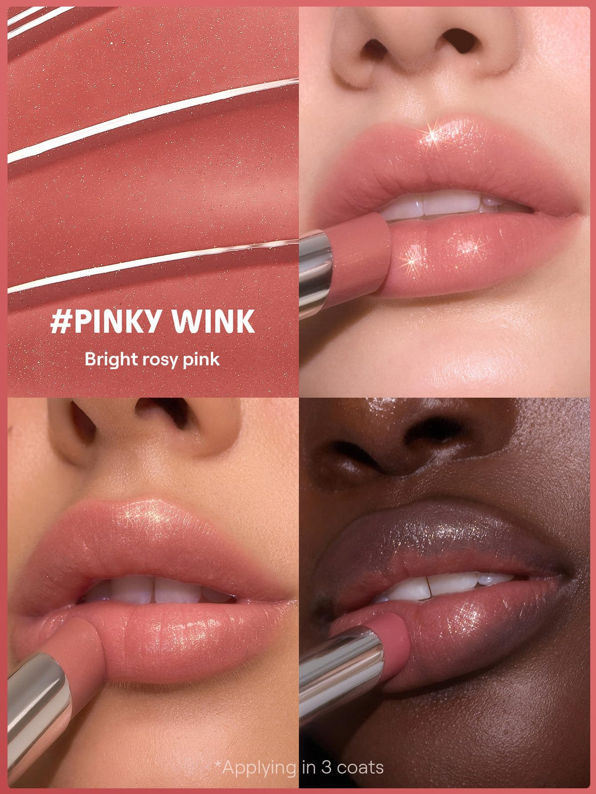 SHEGLAM Bálsamo labial Silk Slip-107 Pinky Wink