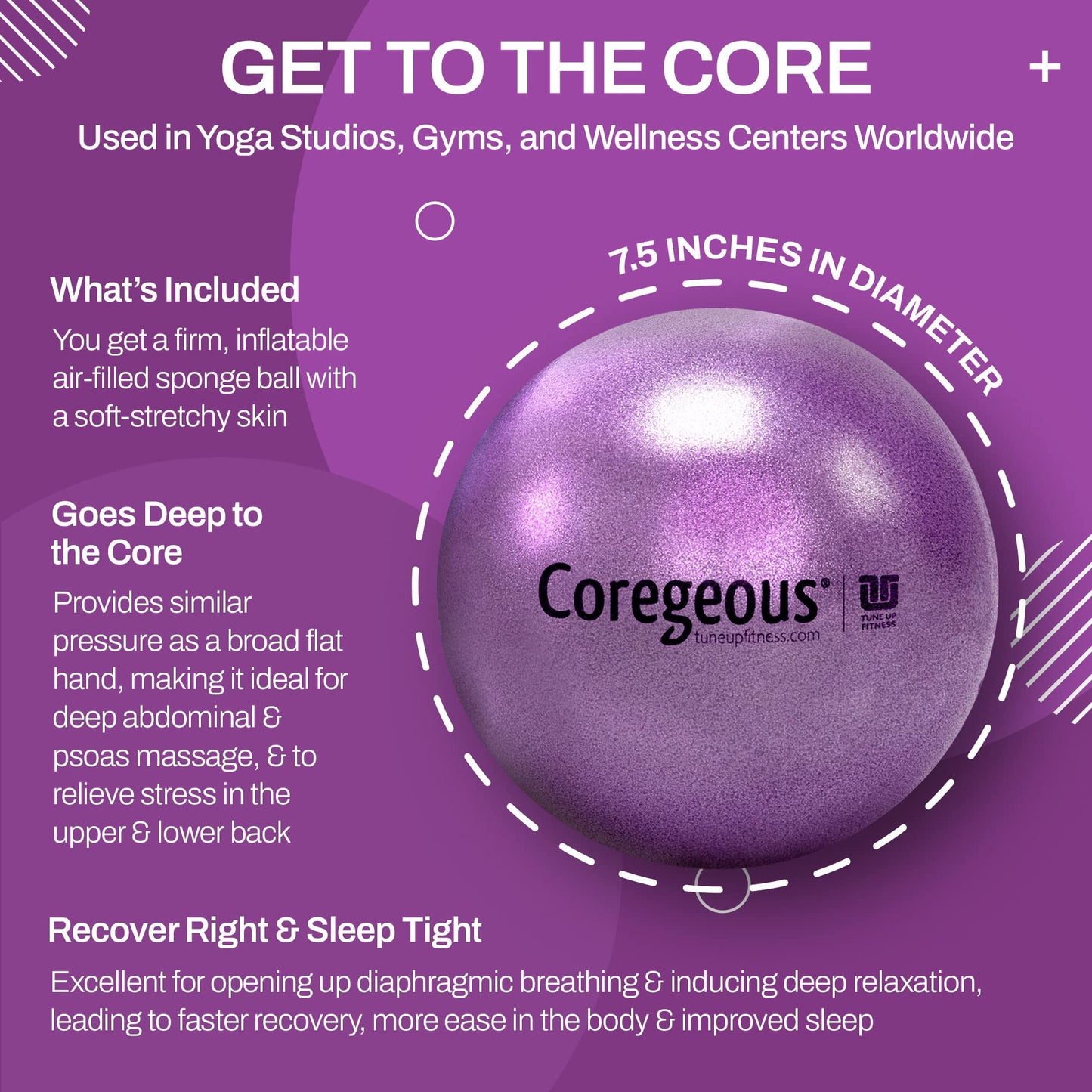 Pelota de Yoga Tune Up Coregeous TuneUpFitness Jill Miller