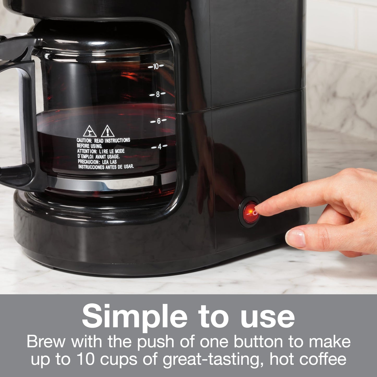 Cafetera Proctor Silex Blanca Capacidad para 10 Tazas