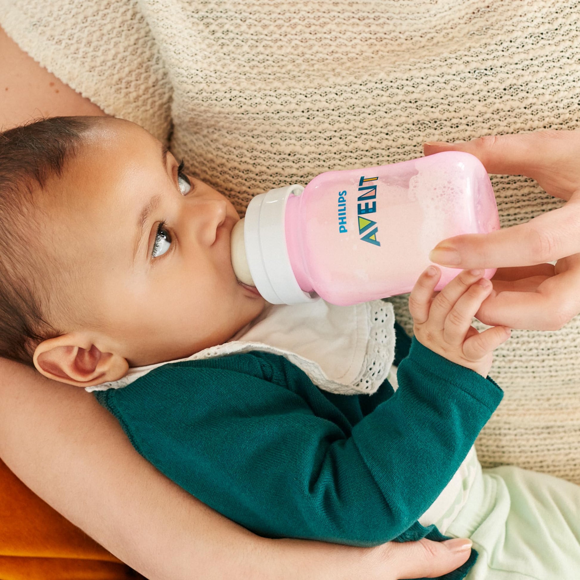 Biberón Anti-colic Philips Avent Rosa con Válvula Anticólicos 260 ml 1 m+ 4 Piezas