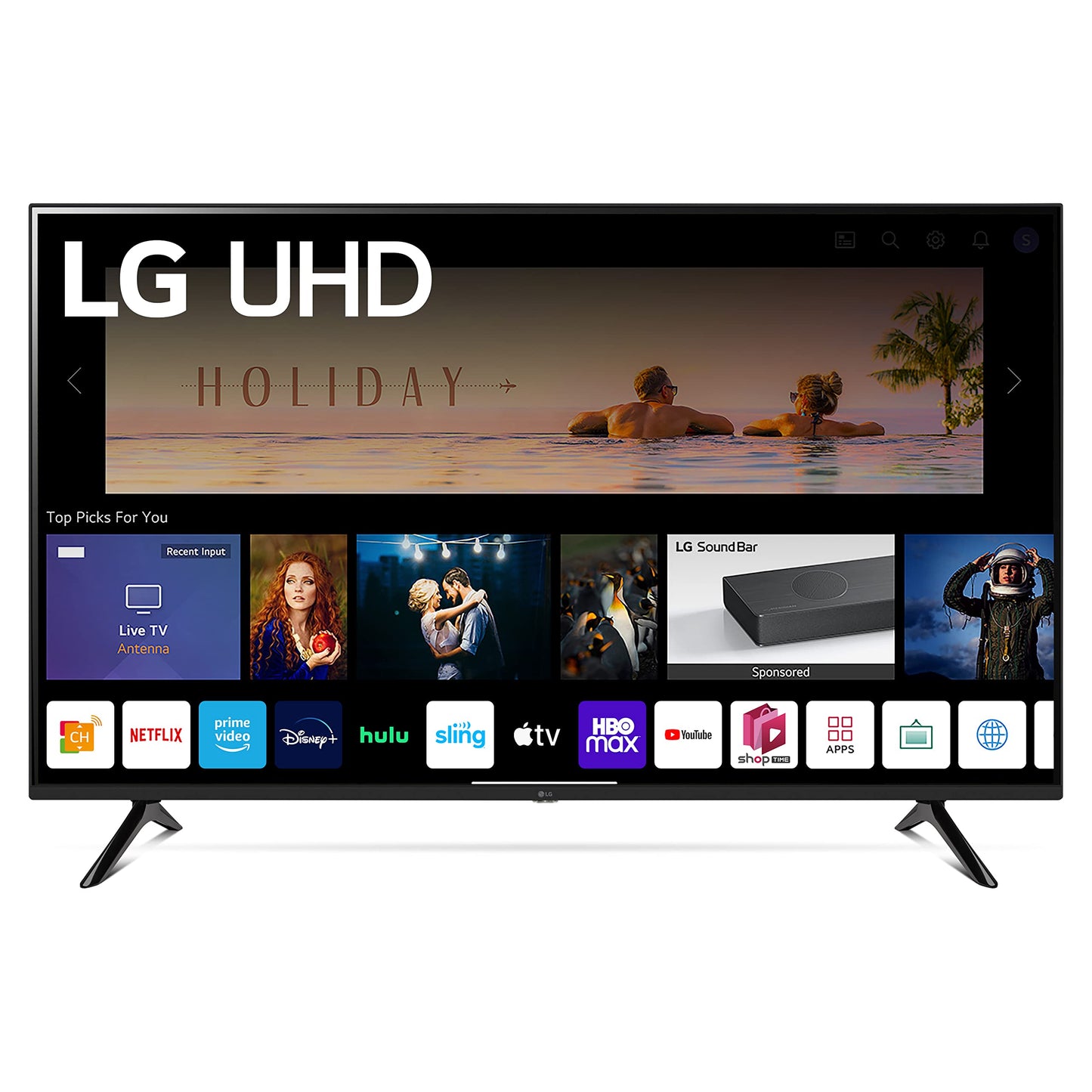 LG 65UQ7070ZUE 65" Class 4K UHD 2160P Smart TV (Modelo 2022) (Reacondicionado)
