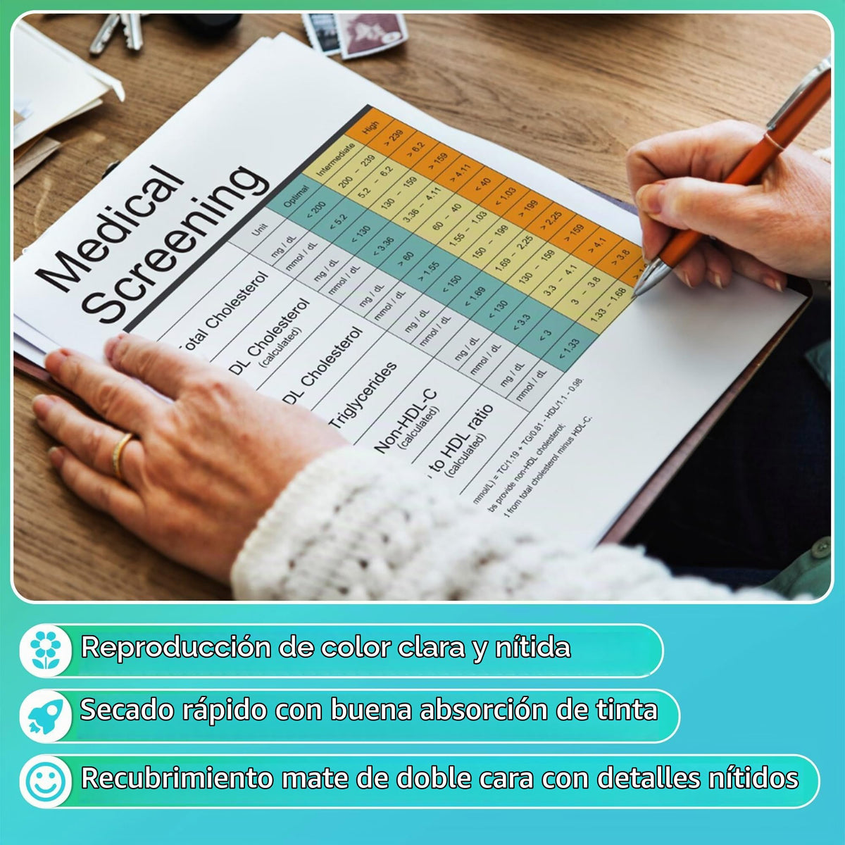 Papel de Presentación Fino Koala Doble Cara Mate Compatible con Impresora a Inyección de Tinta