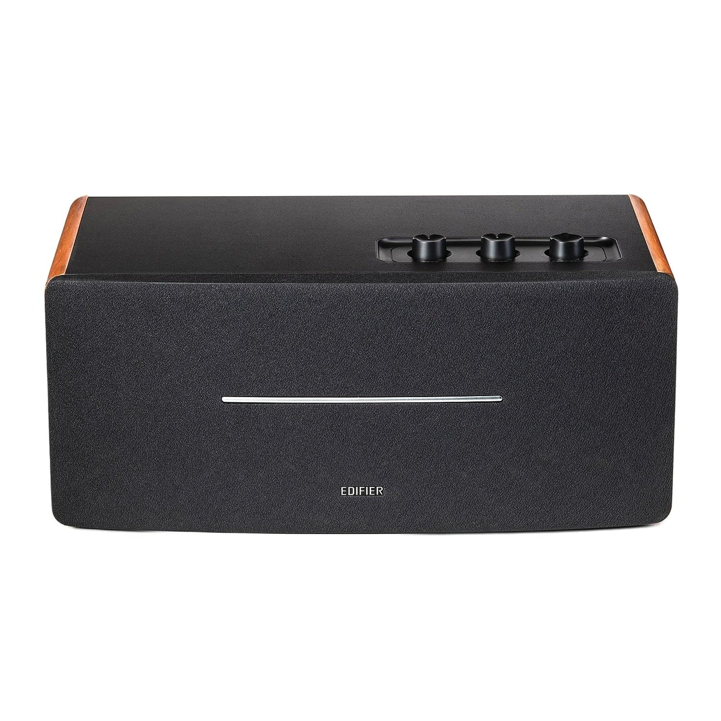 Edifier Altavoz de estantería D12 - Altavoz Bluetooth estéreo de Escritorio Integrado - Altavoz de computadora inalámbrico para Uso de Escritorio - 70 vatios RMS con Salida de línea de subwoofer