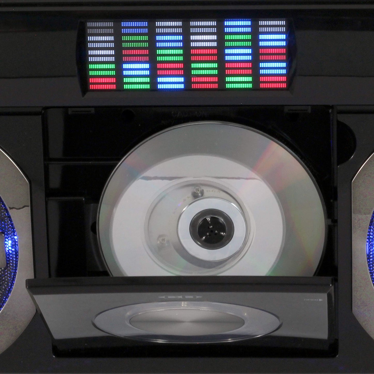 Boombox Bluetooth Retro 80's Studebaker Azul con Radio FM y Reproductor de CD