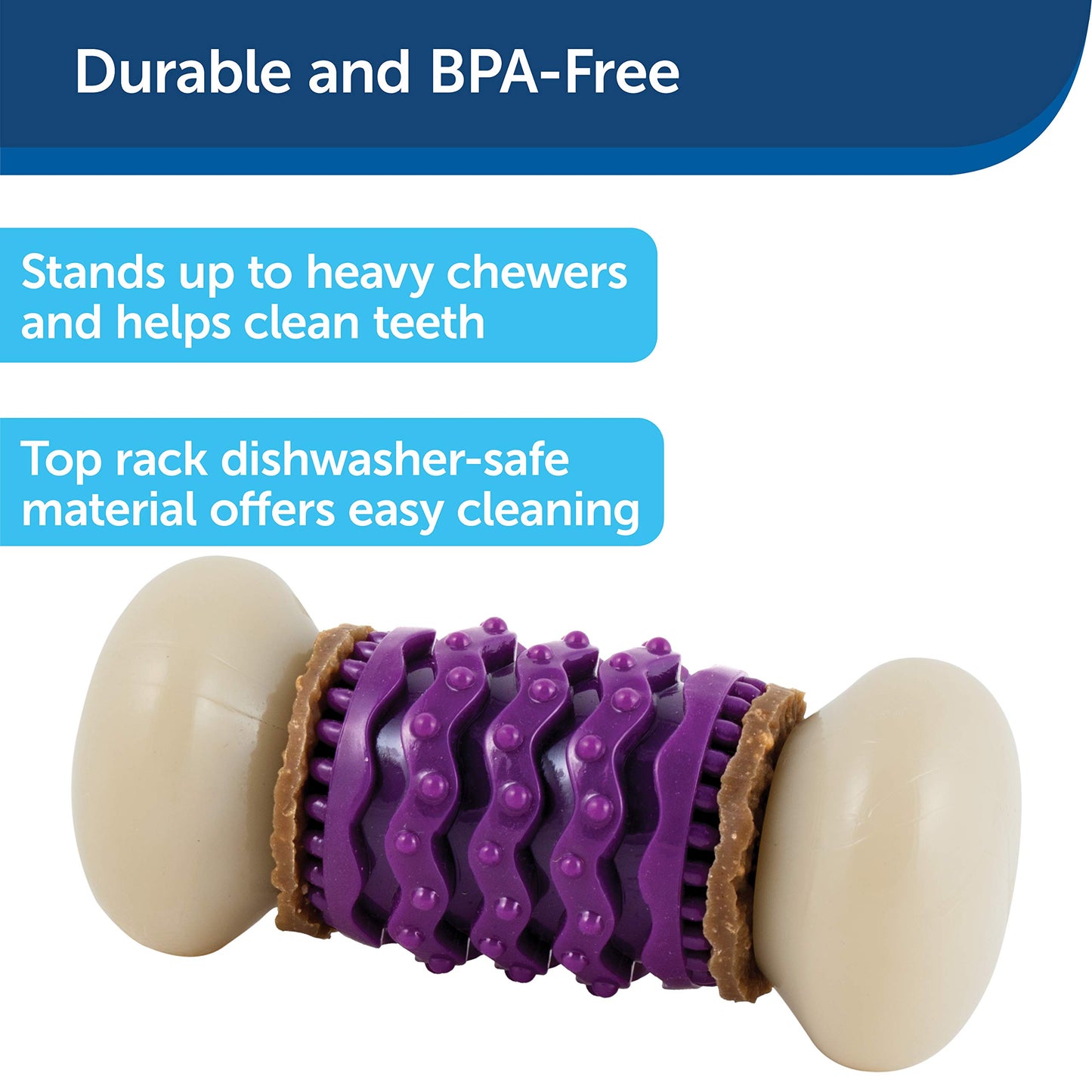 Juguete para Perros PetSafe Busy Buddy Nobbly Mediano para Masticadores Fuertes