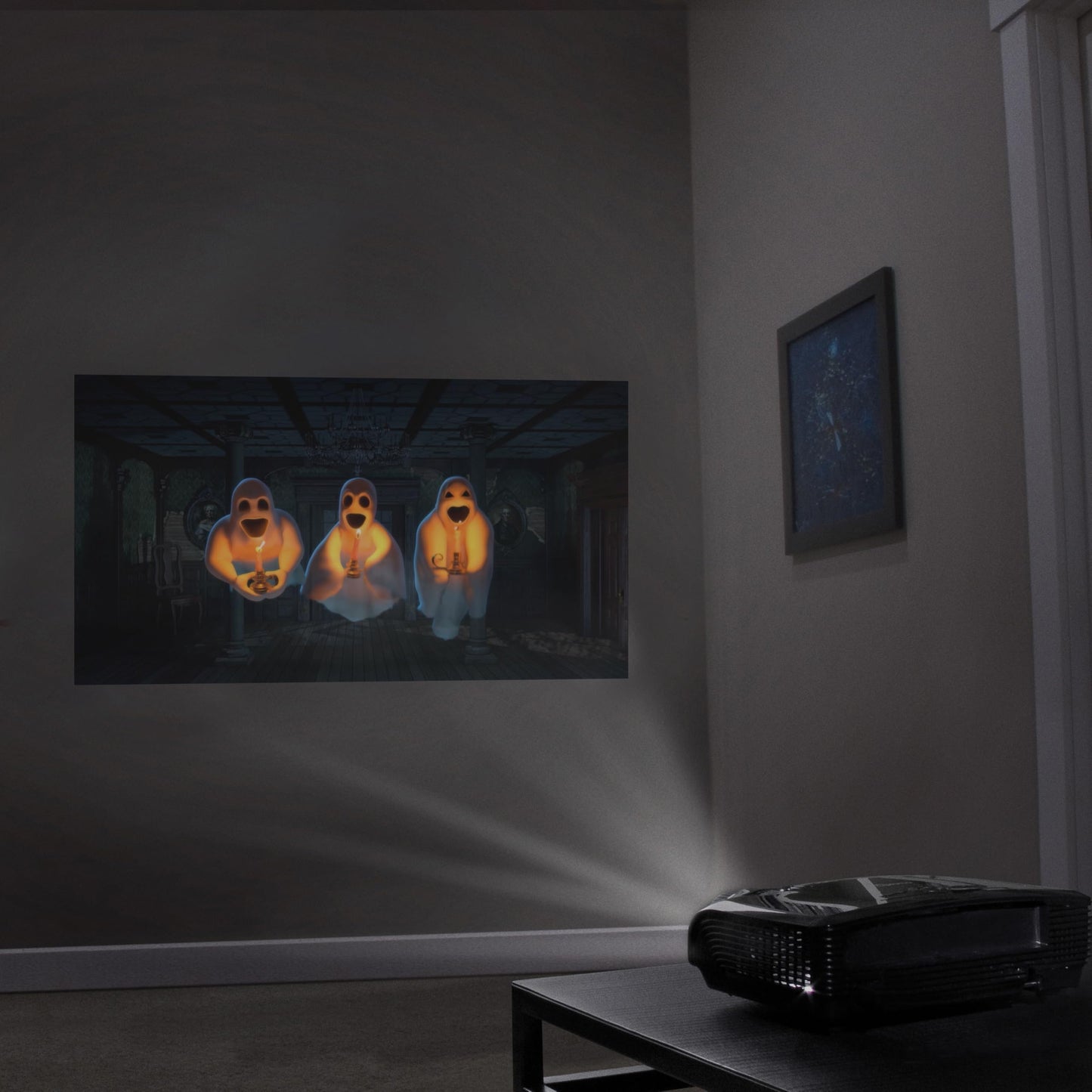 AtmosFX® Decoración digital de Halloween en USB incluye 8 efectos de video Atmosfx para Hallloween
