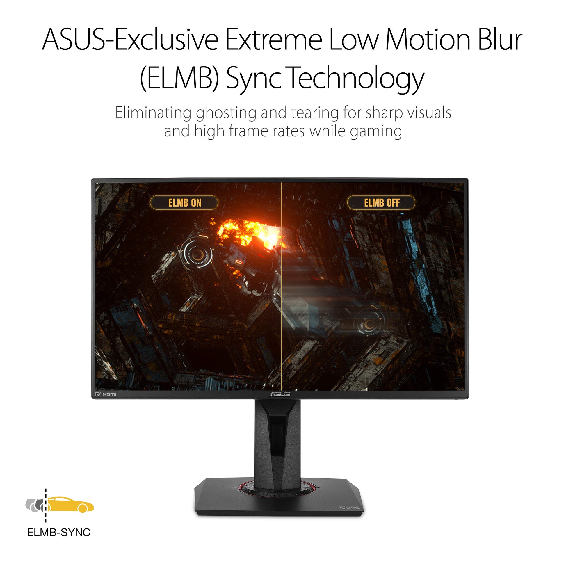 Asus Monitor TUF Gaming VG259QM 24", 1080P Full HD (1920 x 1080), Fast IPS, 280Hz, G-Sync Compatible, Extreme Low Motion Blur Sync, DisplayHDR 400, Eye Care, DisplayPort HDMI