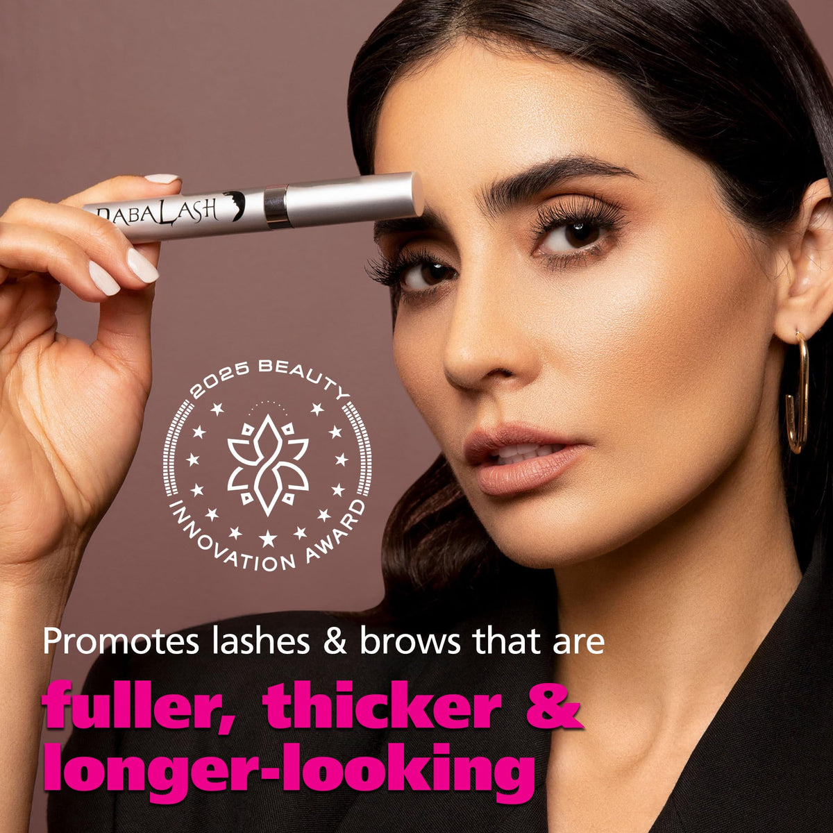 Dabalash Waterproof Combo – Professional Eyelash & Brow Strengthener & Mascara – Give Your Own Lashes a Longer, Fuller, & Thicker Look – 0.18 Oz & 0.45 Oz