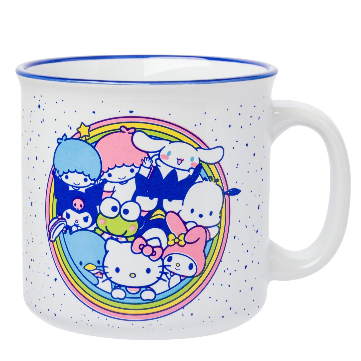 Taza de Cerámica Silver Buffalo Sanrio Hello Kitty Amigos para Campista
