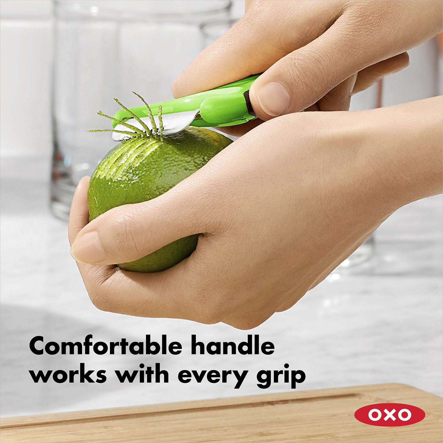 Pelador de Cítricos Oxo Verde Acero Inoxidable