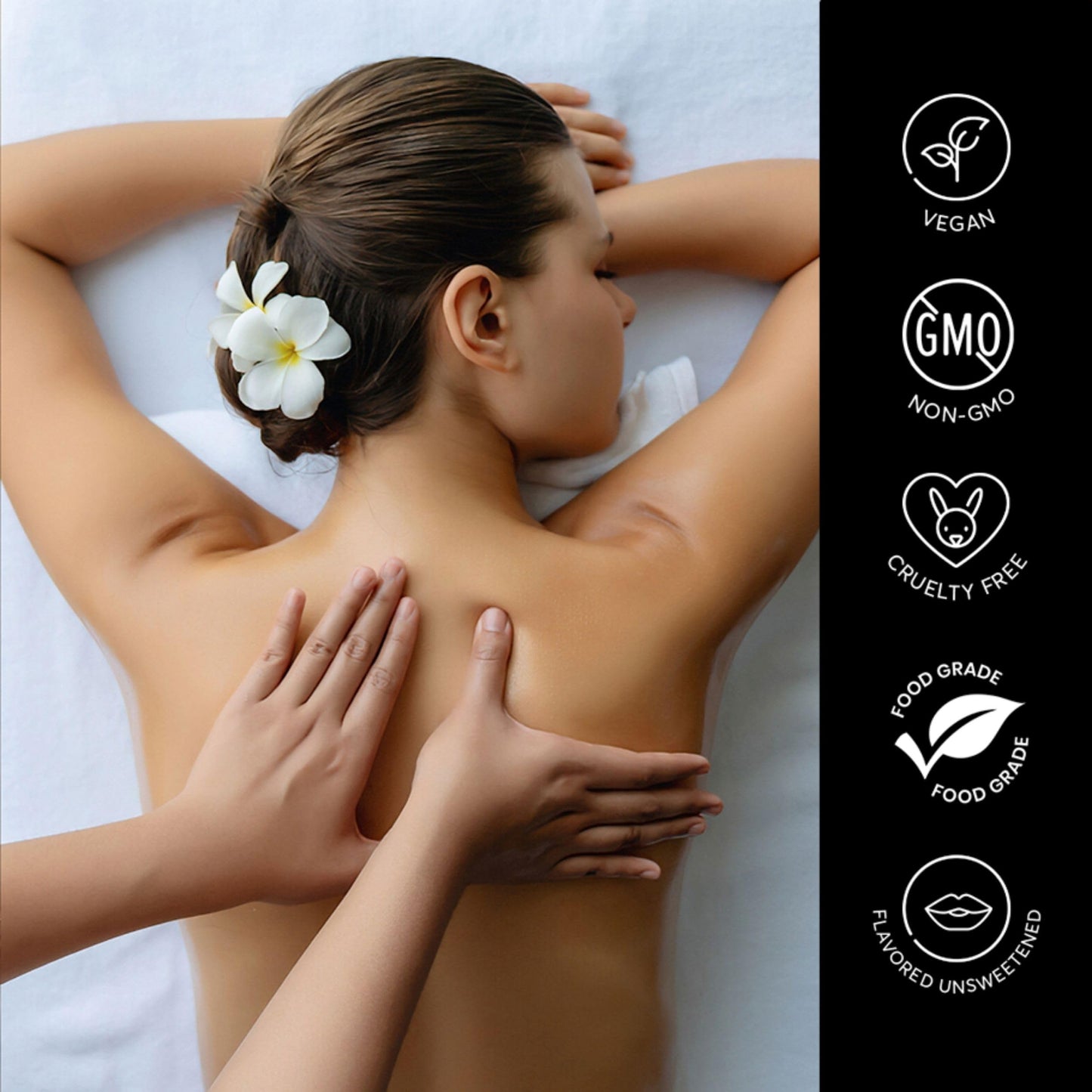 Aceite Comestible de Masaje Sensorial Premium Edición Exclusiva para Cuidado del Cuerpo