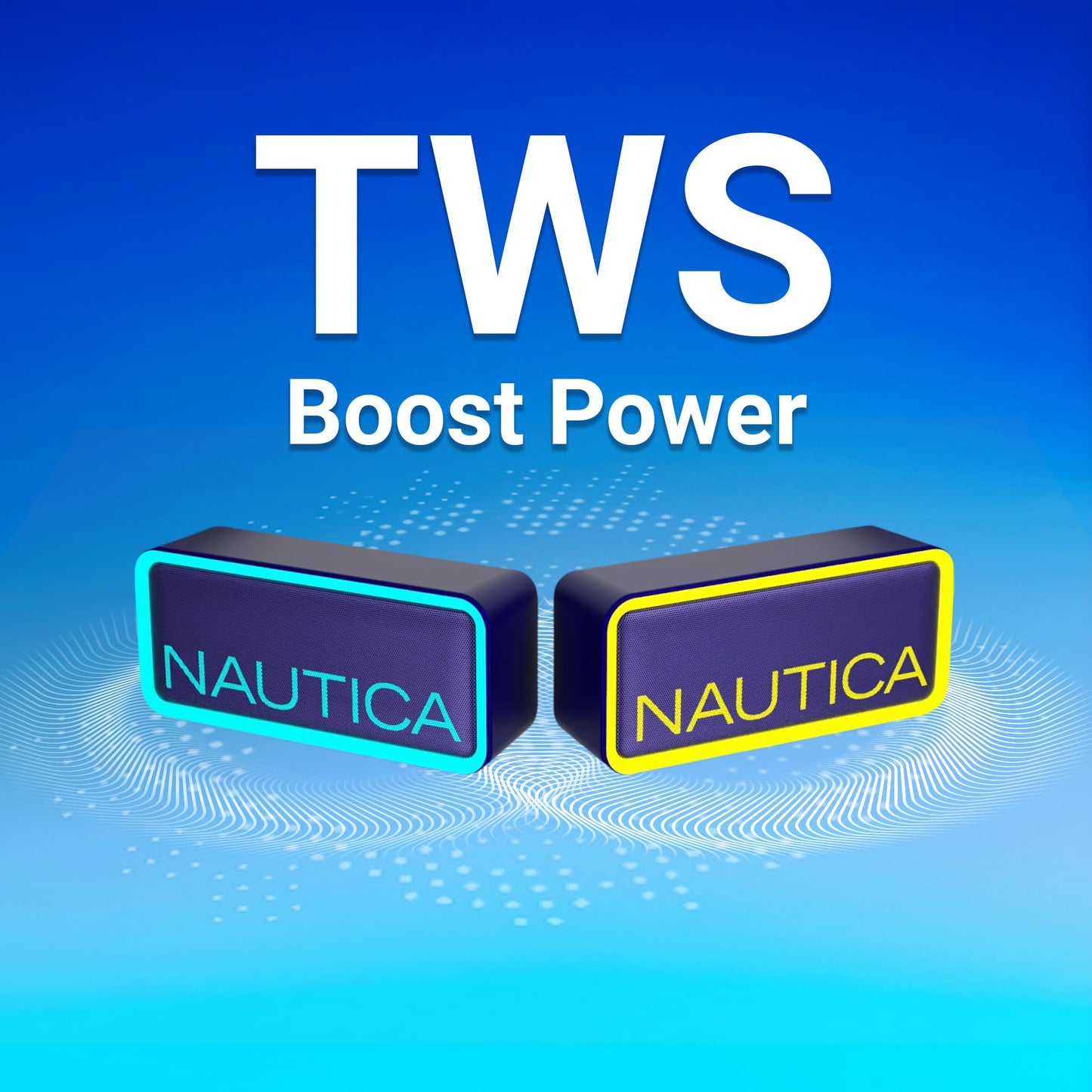 Nautica Urban SP100 - Altavoz inalámbrico para exteriores, portátil IPX5 impermeable con carga rápida de 2 horas y espera de 30 días, perfecto para camping, playa, patio trasero y viajes
