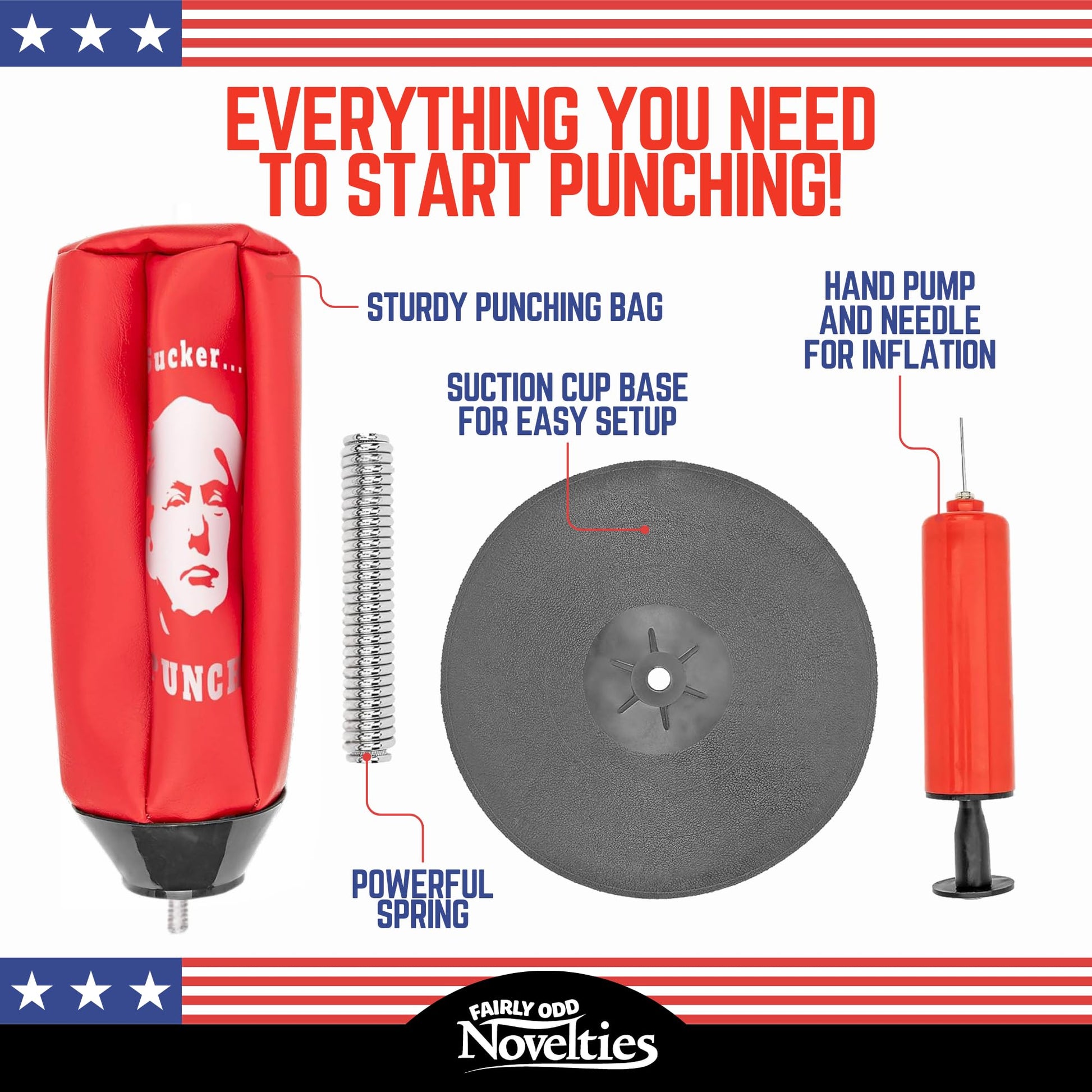 Computadora Punching Bag Donald Trump Novedad Regalo
