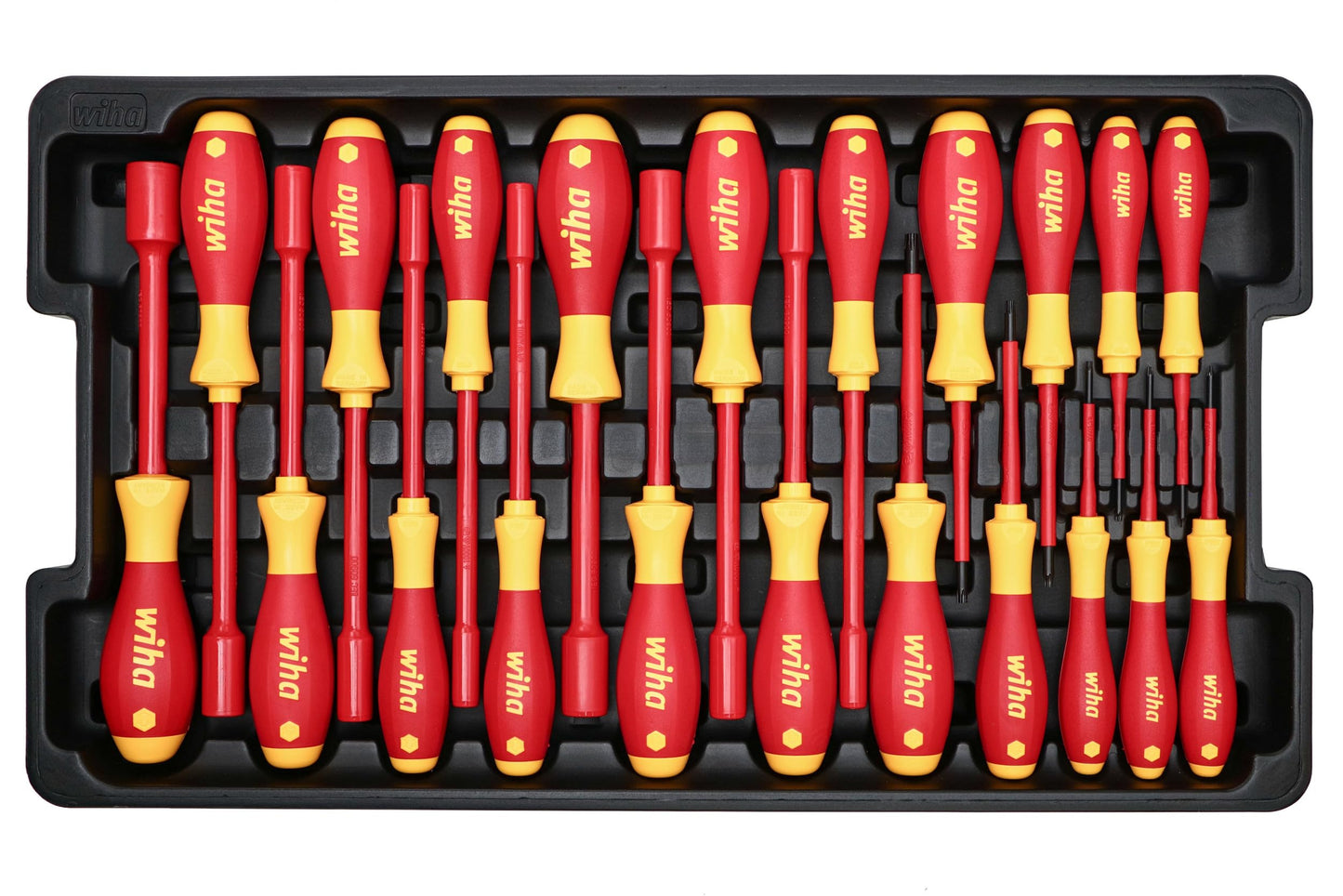 Juego de Herramientas Aisladas Wiha Rojo con Caja con Ruedas, 80 Uds