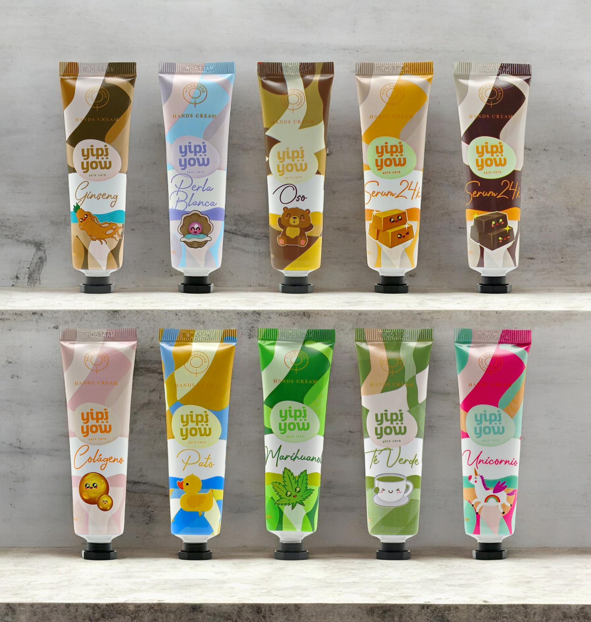 Pack de 20 Cremas de Manos Nutritivas con Fragancia Vegetal - Reparación e Hidratación Diaria - Estilo Kawaii - Ideal para Cuidado de la Piel en Tienda Online