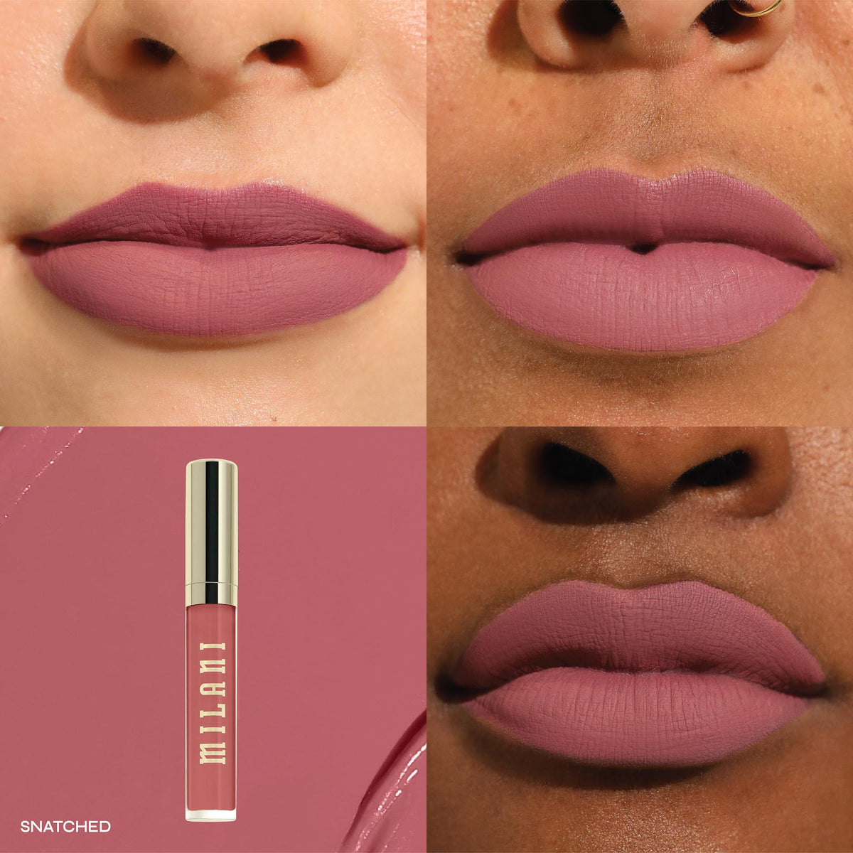 Milani, Labial líquido Mate Stay Put Liquid Lip Longwear (Snatched)