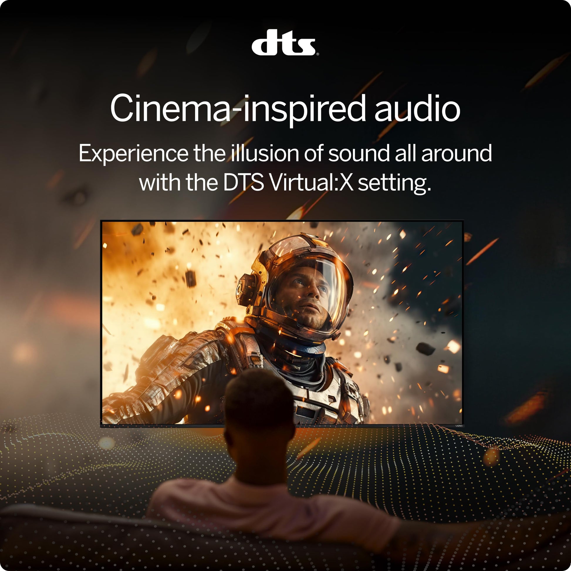 VIZIO - Smart TV Full HD 1080p de 40 pulgadas con DTS Virtual: X, compatibilidad con Alexa, Google Cast integrada, con auriculares Bluetooth (VFD40M-08 nuevo)
