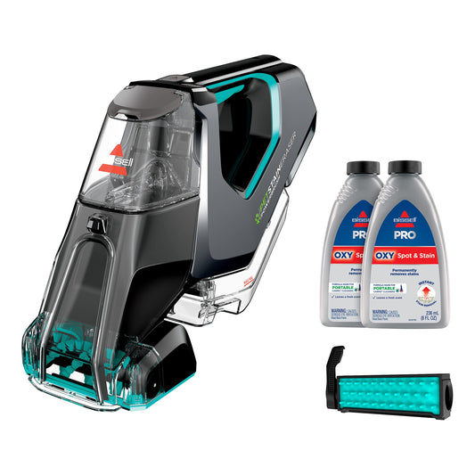 Bissell 2837 - Borrador de Manchas para Mascotas, 20 Minutos de Funcionamiento, DirtLifter PowerBrush, Herramienta estacionaria para Mascotas, fórmula oxy Spot & Stain Incluido, 2837