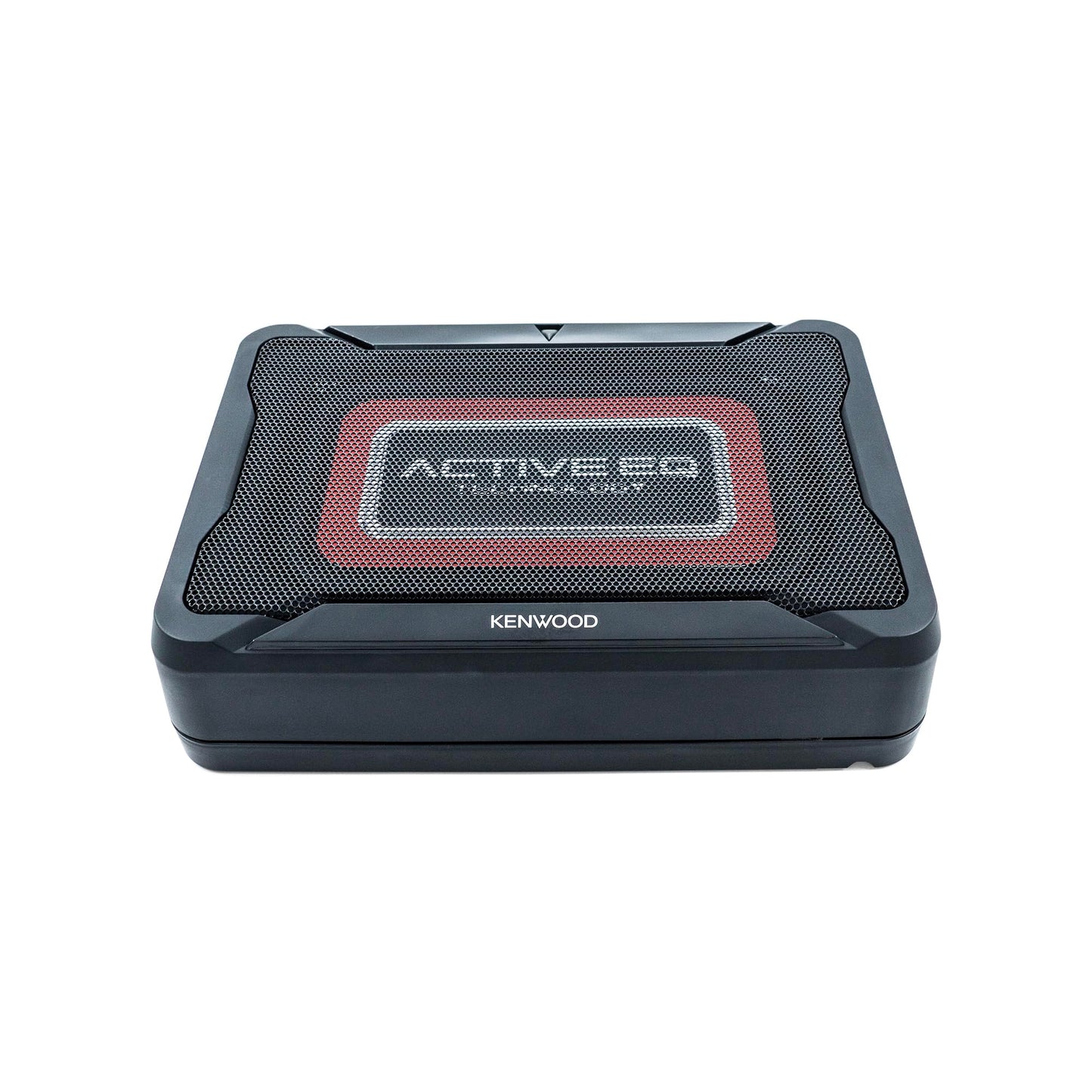 Kenwood KSC-PSW7EQ - Subwoofer Compacto Activo con Ecualizador Activo (Potencia de Salida de 160 W, Amplificador Clase D, Carcasa de Aluminio, Control Remoto por Cable)