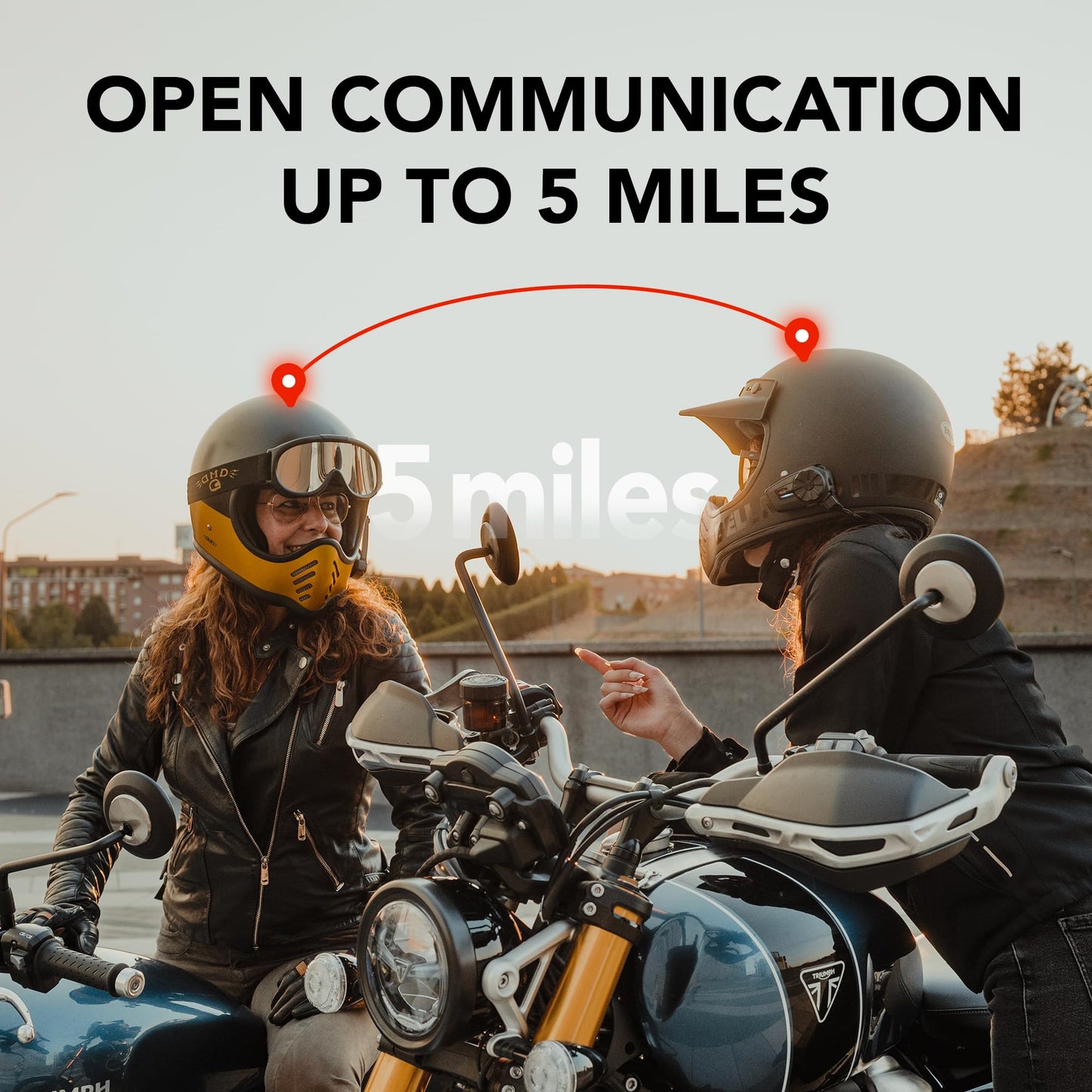 Sena Spider ST1 - Sistema de comunicación de Malla para Motocicleta, Paquete Doble