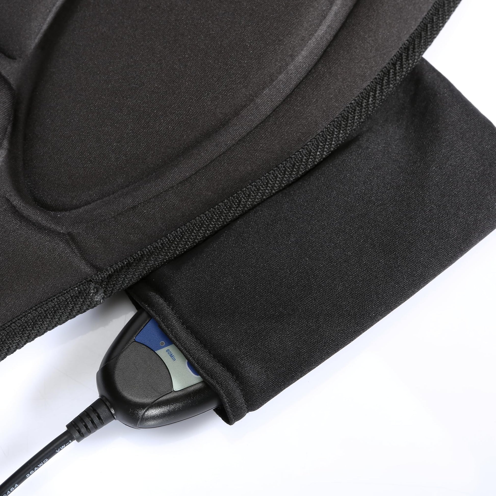 Masajeador de Espalda Shiatsu con 5 Motores de Vibración y 4 Niveles de Intensidad Ajustables