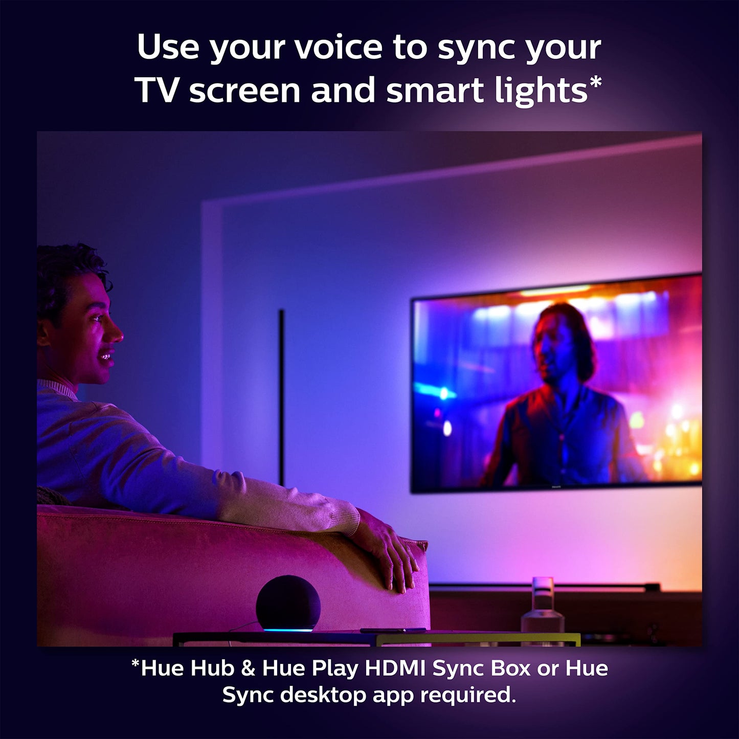 Tubo de Luz Philips Hue Blanco Iluminación Envolvente Compacta Requiere Hue Hub y Caja de Sincronización