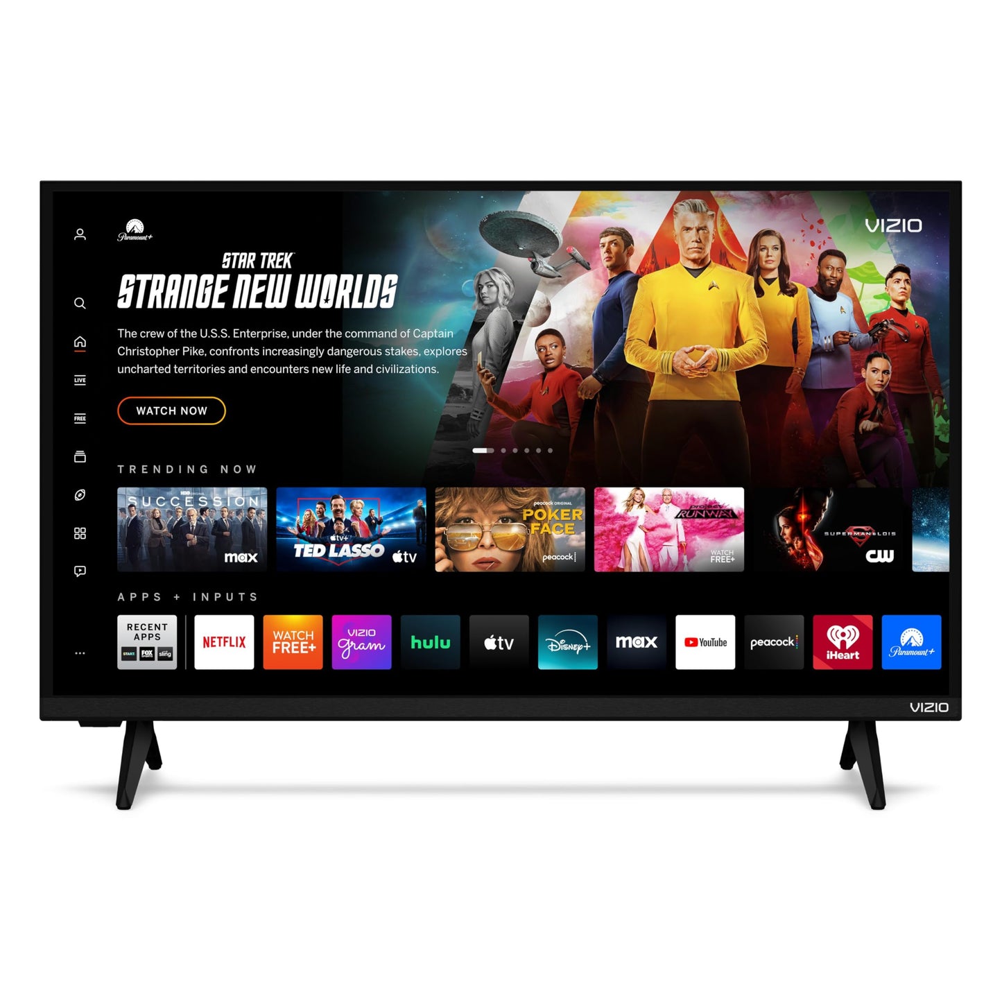 VIZIO - Smart TV Full HD 1080p de 40 pulgadas con DTS Virtual: X, compatibilidad con Alexa, Google Cast integrada, con auriculares Bluetooth (VFD40M-08 nuevo)
