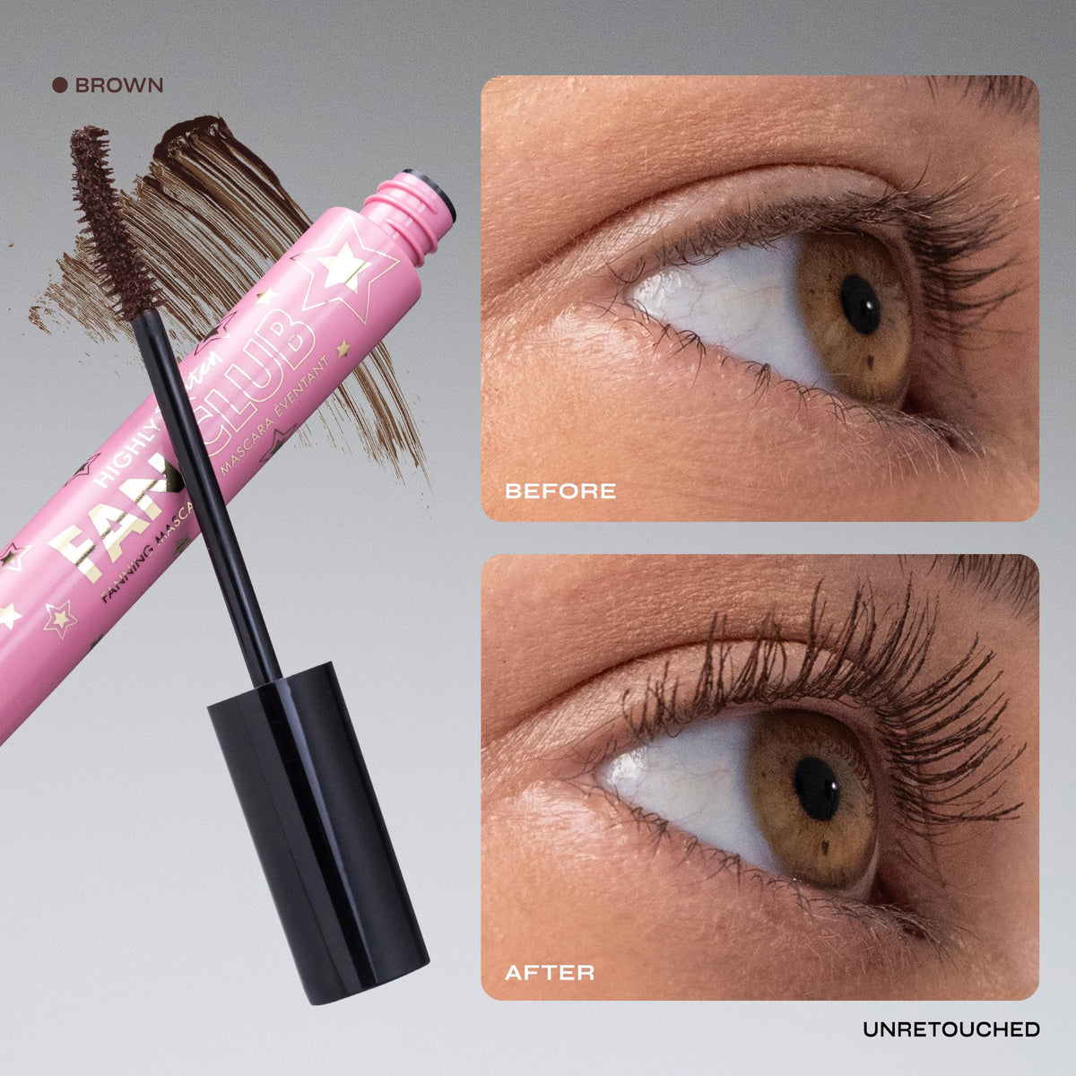 Milani Mascara Para Pestañas Highly Rated Fan Club Fanning Mascara Tono Brown