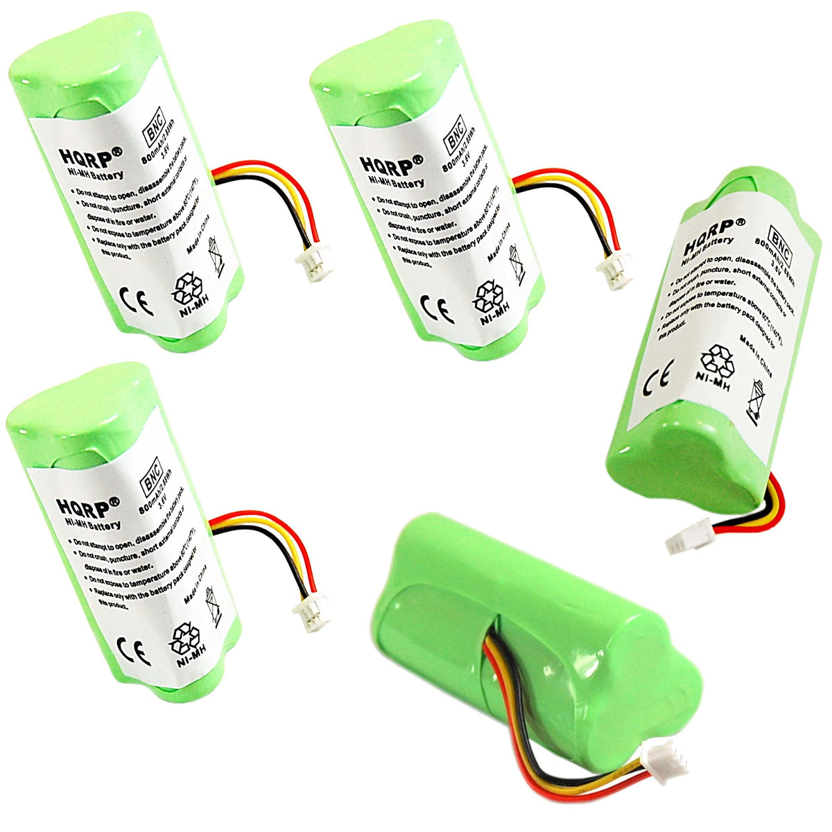 Baterías Compatibles para Escáner de Código de Barras Inalámbrico Motorola Symbol LS4278 HQRP Paquete de 5