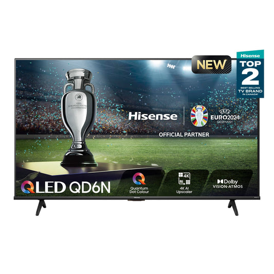 Hisense Pantalla QLED de 55 Pulgadas 4K UHD 55QD6N con Google TV