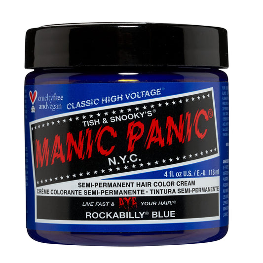 Manic Panic Classic High Voltage Hair Color - Rockabilly Blue 4 Oz