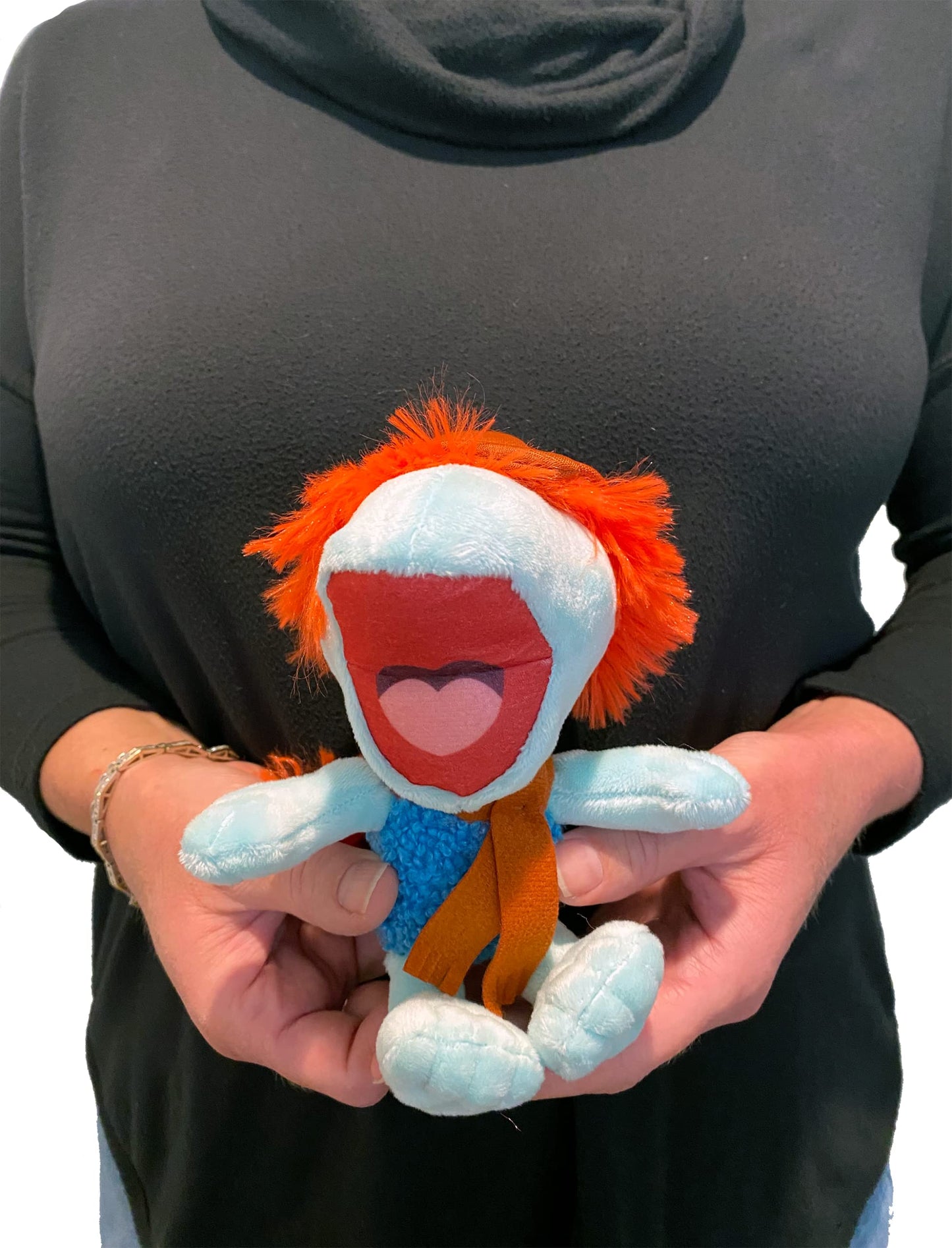 Boober - Figura de peluche pequeña de 7.5 pulgadas de fraggle Rock de la serie Apple TV+ para fans de todas las edades