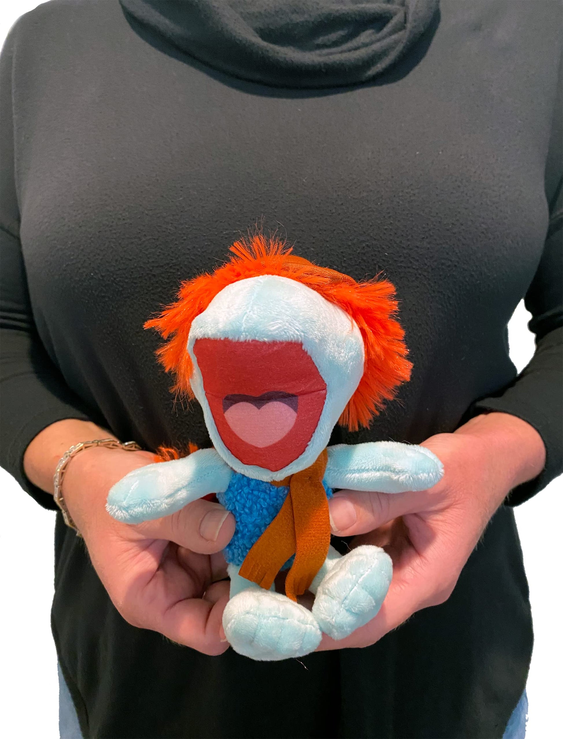 Boober - Figura de peluche pequeña de 7.5 pulgadas de fraggle Rock de la serie Apple TV+ para fans de todas las edades