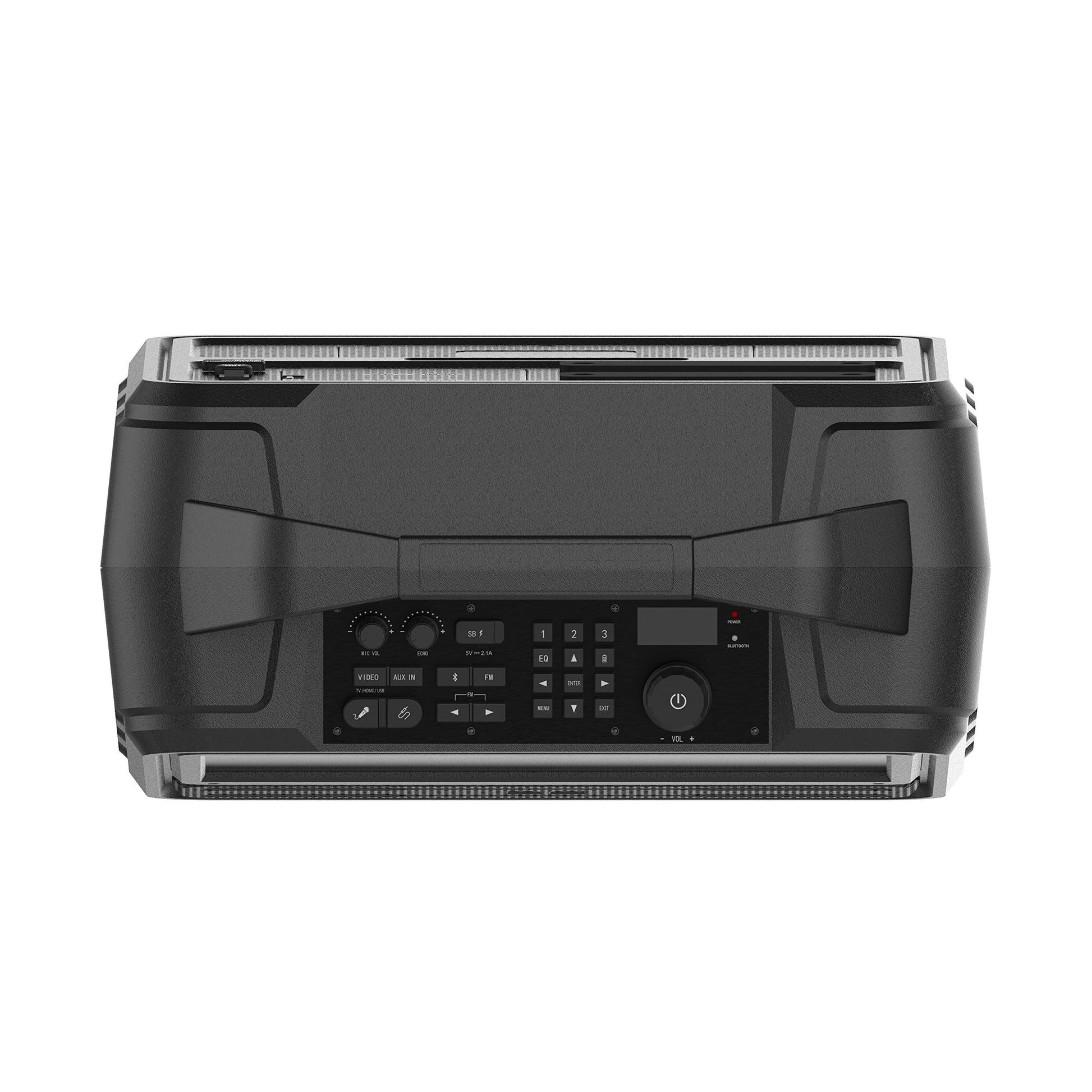 Sistema de Entretenimiento Portátil Monster Vision Full HD 15.6 Pulgadas con Audio 60 W y Transmisión Inteligente