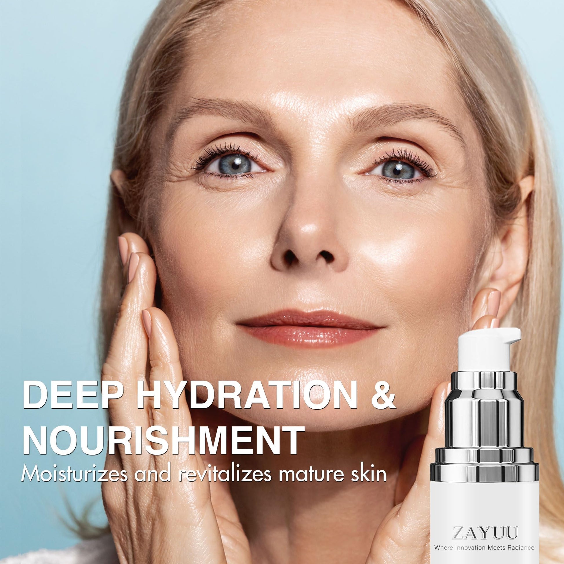 Suero facial con súper vitamina C para pieles maduras: fórmula hidratante antienvejecimiento todo en uno con vitamina C, ácido hialurónico, vitamina E y cafeína, suero reafirmante facial para